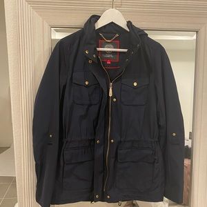 Navy Vince Camuto rain jacket